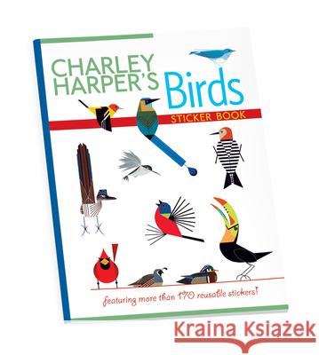 Charley Harper's Birds Sticker Book Charley Harper 9780764965135 Pomegranate Communications Inc,US