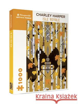 Charlie Harper Isle Royale 1000 Piece Jigsaw Puzzle Charley Harper 9780764978524 Pomegranate Communications