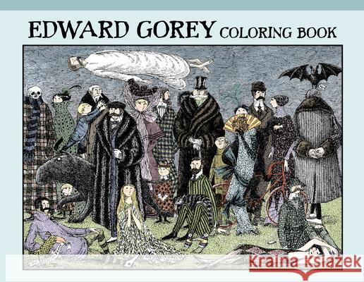 Edward Gorey Coloring Book Edward Gorey 9780764979446 Pomegranate Communications Inc,US