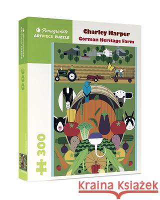 Charley Harper Gorman Heritage Farm 300 Piece Jigsaw Puzzle Charley Harper 9780764982163 Pomegranate Communications