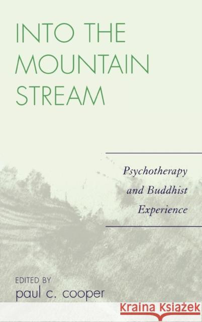 Into the Mountain Stream: Psychotherapy and Buddhist Experience Cooper, Paul C. 9780765704641