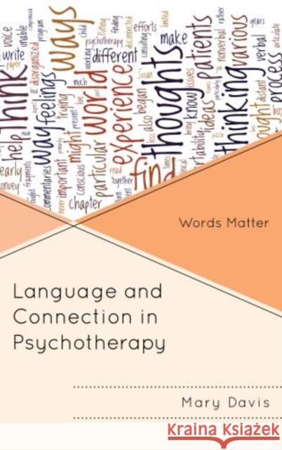 Language and Connection in Psychotherapy: Words Matter Mary E Davis 9780765708731 0