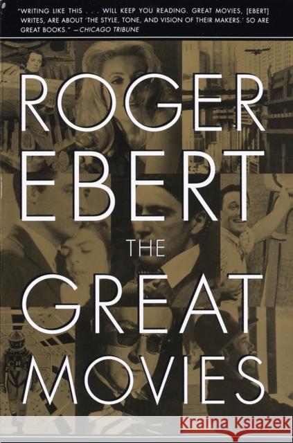 The Great Movies Roger Ebert 9780767910385 0