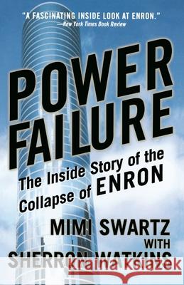 Power Failure: The Inside Story of the Collapse of Enron Mimi Swartz Sherron Watkins 9780767913683 Currency