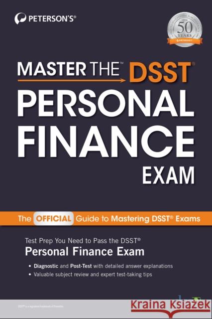 Master the Dsst Personal Finance Exam Peterson's 9780768944662 Peterson Nelnet Co