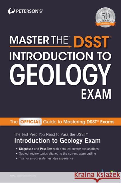 Master the Dsst Introduction to Geology Exam Peterson's 9780768944679 Peterson Nelnet Co
