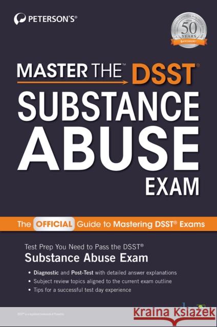 Master the Dsst Substance Abuse Exam Peterson's 9780768944730 Peterson Nelnet Co