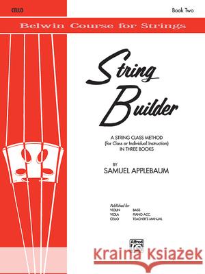 String Builder; Cello Samuel Applebaum 9780769231334