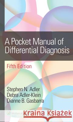 A Pocket Manual of Differential Diagnosis   9780781778718 0
