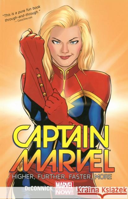 Captain Marvel Volume 1: Higher, Further, Faster, More Marvel Comics 9780785190134