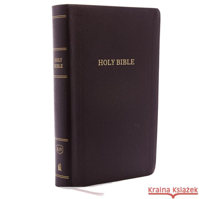 KJV, Reference Bible, Personal Size Giant Print, Bonded Leather, Burgundy, Indexed, Red Letter Edition Thomas Nelson 9780785215554 Thomas Nelson