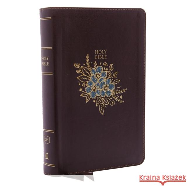 KJV, Deluxe Reference Bible, Personal Size Giant Print, Imitation Leather, Burgundy, Red Letter Edition Thomas Nelson 9780785215585 Thomas Nelson