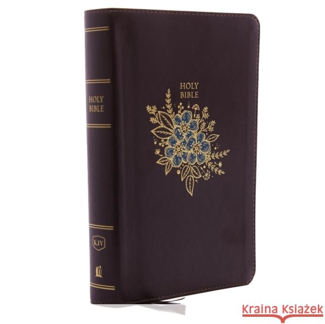 KJV, Deluxe Reference Bible, Personal Size Giant Print, Imitation Leather, Burgundy, Indexed, Red Letter Edition Thomas Nelson 9780785215592 Thomas Nelson