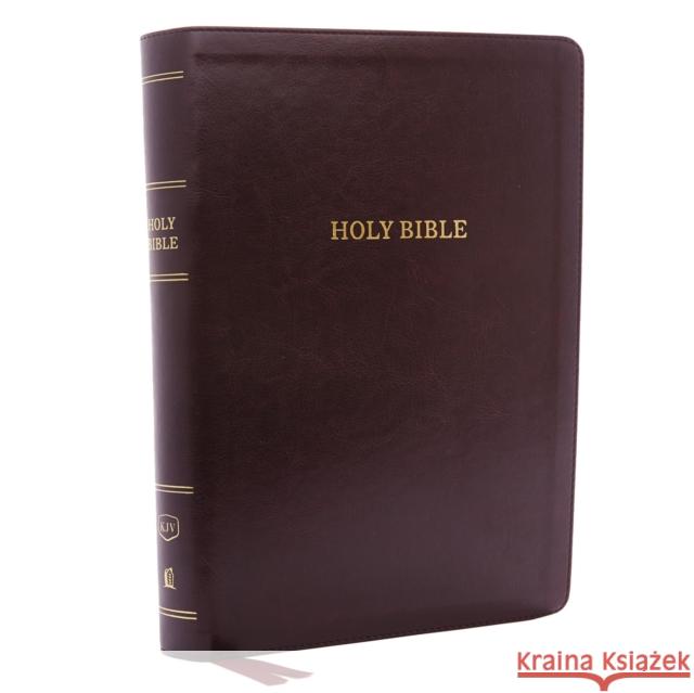 KJV, Deluxe Reference Bible, Super Giant Print, Imitation Leather, Burgundy, Red Letter Edition Thomas Nelson 9780785215684 Thomas Nelson