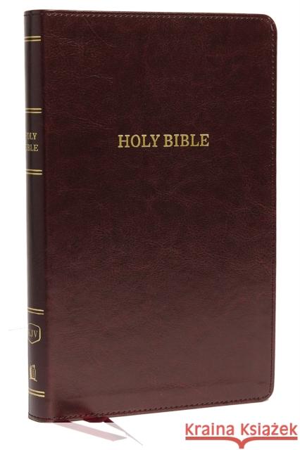 KJV, Deluxe Thinline Reference Bible, Imitation Leather, Burgundy, Red Letter Edition Thomas Nelson 9780785215820 Thomas Nelson