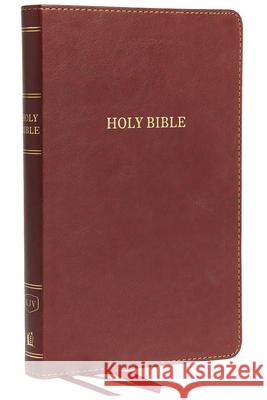 KJV, Thinline Bible, Standard Print, Imitation Leather, Burgundy, Indexed, Red Letter Edition Thomas Nelson 9780785217275
