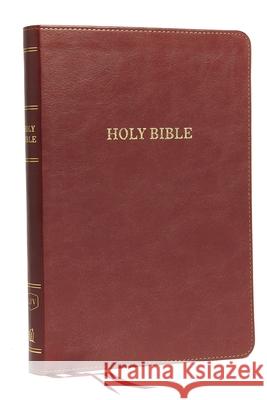 KJV, Thinline Bible, Large Print, Imitation Leather, Burgundy, Indexed, Red Letter Edition Thomas Nelson 9780785217671 Thomas Nelson