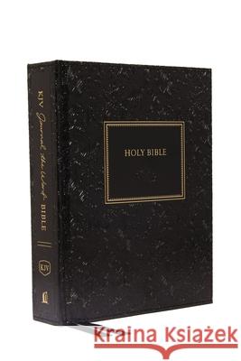 KJV, Journal the Word Bible, Hardcover, Black, Red Letter Edition, Comfort Print: Reflect, Journal, or Create Art Next to Your Favorite Verses Thomas Nelson 9780785218289 Thomas Nelson