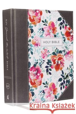 KJV, Journal the Word Bible, Cloth Over Board, Pink Floral, Red Letter Edition, Comfort Print: Reflect, Journal, or Create Art Next to Your Favorite V Thomas Nelson 9780785218296 Thomas Nelson