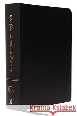 KJV, Journal the Word Bible, Hardcover, Black, Red Letter Edition, Comfort Print: Reflect, Journal, or Create Art Next to Your Favorite Verses Thomas Nelson 9780785218388 Thomas Nelson