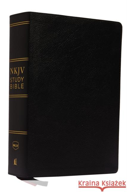 NKJV Study Bible, Premium Bonded Leather, Black, Red Letter Edition, Comfort Print: The Complete Resource for Studying God's Word Thomas Nelson 9780785220480 Thomas Nelson