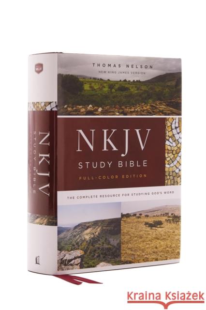 NKJV Study Bible, Hardcover, Full-Color, Red Letter Edition, Comfort Print: The Complete Resource for Studying God's Word Thomas Nelson 9780785220626 Thomas Nelson