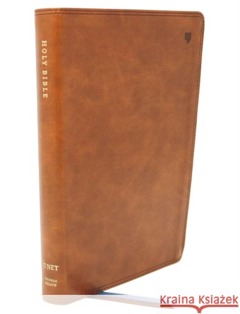 Net Bible, Thinline, Leathersoft, Brown, Comfort Print: Holy Bible  9780785224907 Thomas Nelson