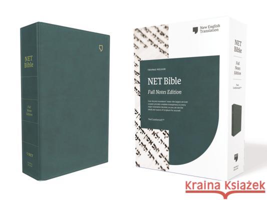 Net Bible, Full-Notes Edition, Leathersoft, Teal, Comfort Print: Holy Bible  9780785225096 Thomas Nelson