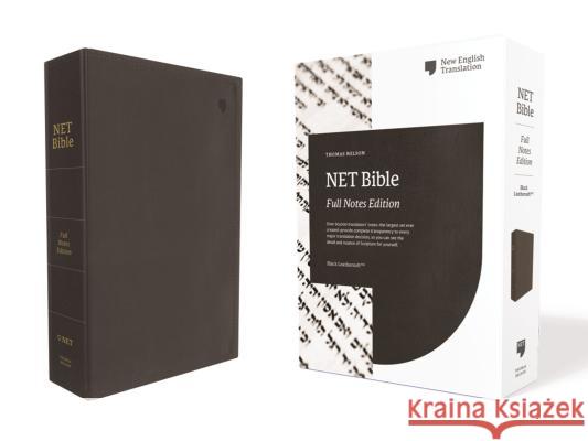 Net Bible, Full-Notes Edition, Leathersoft, Black, Comfort Print: Holy Bible  9780785225164 Thomas Nelson