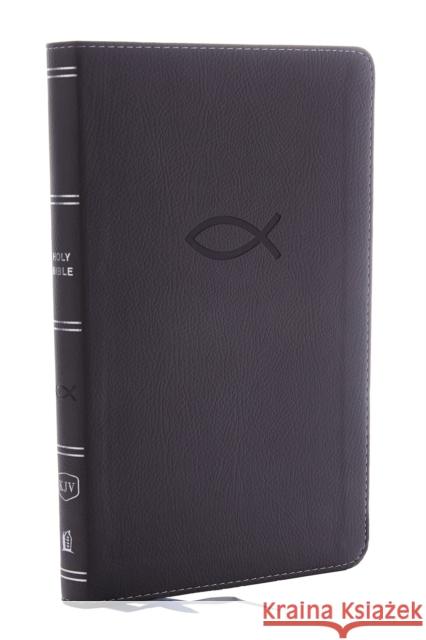 Kjv, Thinline Bible Youth Edition, Leathersoft, Gray, Red Letter Edition, Comfort Print Thomas Nelson 9780785225720 
