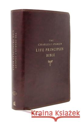 Nasb, Charles F. Stanley Life Principles Bible, 2nd Edition, Leathersoft, Burgundy, Thumb Indexed, Comfort Print: Holy Bible, New American Standard Bi Charles F. Stanley 9780785226031 Thomas Nelson