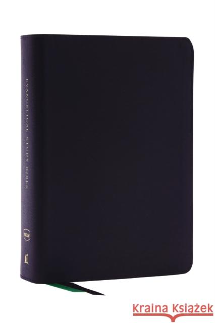 Evangelical Study Bible: Christ-centered. Faith-building. Mission-focused. (NKJV, Black Bonded Leather, Red Letter, Thumb Indexed, Large Comfort Print) Thomas Nelson 9780785227953