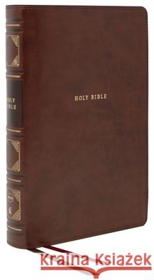 Nkjv, Reference Bible, Classic Verse-By-Verse, Center-Column, Leathersoft, Brown, Red Letter Edition, Comfort Print  9780785229568 Thomas Nelson