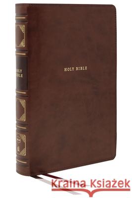 Nkjv, Reference Bible, Classic Verse-By-Verse, Center-Column, Leathersoft, Brown, Indexed, Red Letter Edition, Comfort Print  9780785229674 Thomas Nelson