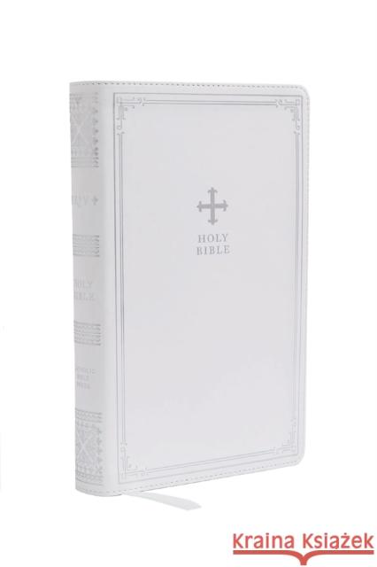 Nrsv, Catholic Bible, Gift Edition, Leathersoft, White, Comfort Print: Holy Bible  9780785230380 Catholic Bible Press
