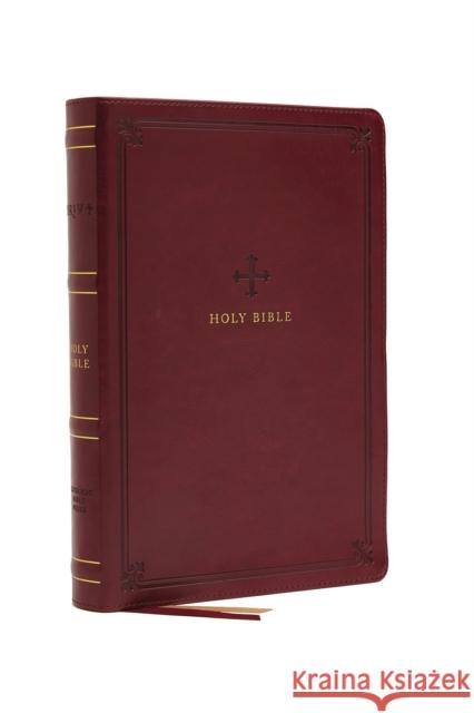 Nrsv, Catholic Bible, Standard Large Print, Leathersoft, Red, Comfort Print: Holy Bible  9780785230489 Catholic Bible Press
