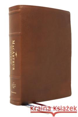 Nasb, MacArthur Study Bible, 2nd Edition, Premium Goatskin Leather, Brown, Premier Collection, Comfort Print: Unleashing God's Truth One Verse at a Ti John F. MacArthur 9780785230892 Thomas Nelson