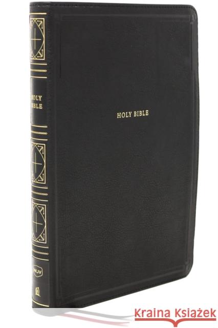 Nkjv, Thinline Bible, Giant Print, Leathersoft, Black, Thumb Indexed, Red Letter Edition, Comfort Print: Holy Bible, New King James Version  9780785231721 Thomas Nelson