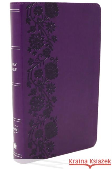Nkjv, Reference Bible, Personal Size Large Print, Leathersoft, Purple, Red Letter Edition, Comfort Print: Holy Bible, New King James Version  9780785233602 Thomas Nelson