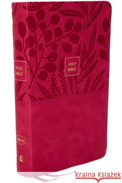 NKJV, End-of-Verse Reference Bible, Personal Size Large Print, Leathersoft, Pink, Thumb Indexed, Red Letter, Comfort Print: Holy Bible, New King James Version Thomas Nelson 9780785233688 Thomas Nelson