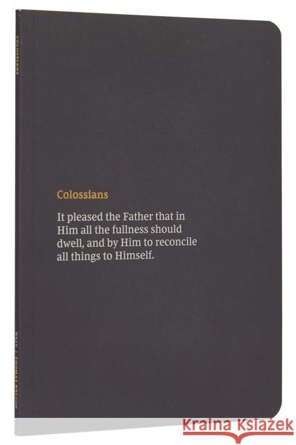 NKJV Scripture Journal - Colossians: Holy Bible, New King James Version  9780785236290 Thomas Nelson