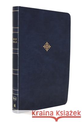 Nkjv, Thinline Bible, Large Print, Leathersoft, Blue, Comfort Print: Holy Bible, New King James Version  9780785238010 Thomas Nelson
