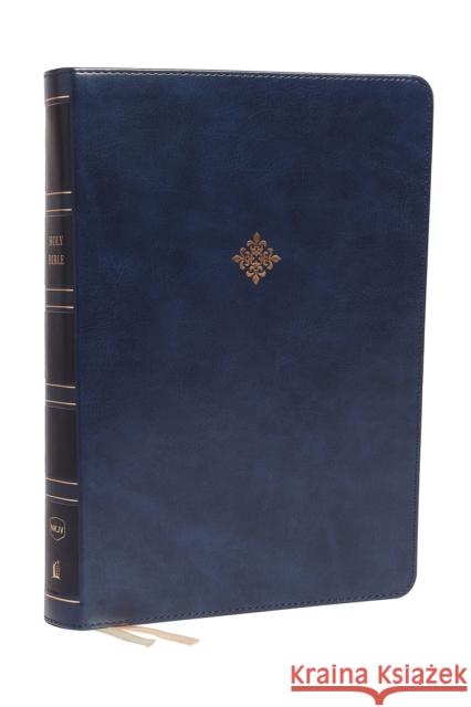 Nkjv, Reference Bible, Super Giant Print, Leathersoft, Blue, Red Letter Edition, Comfort Print: Holy Bible, New King James Version  9780785238218 Thomas Nelson