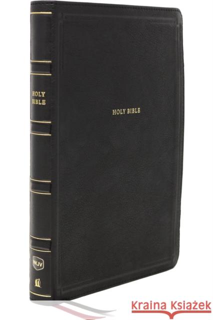Nkjv, Deluxe Reference Bible, Center-Column Giant Print, Leathersoft, Black, Red Letter Edition, Comfort Print: Holy Bible, New King James Version  9780785238522 Thomas Nelson