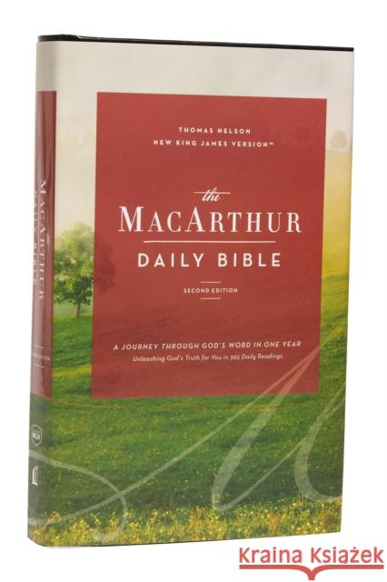 The Nkjv, MacArthur Daily Bible, 2nd Edition, Hardcover, Comfort Print: A Journey Through God's Word in One Year MacArthur, John F. 9780785239581 Thomas Nelson