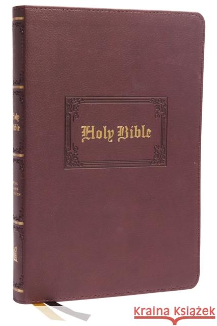 Kjv, Thinline Bible, Large Print, Vintage Series, Leathersoft, Brown, Red Letter, Comfort Print: Holy Bible, King James Version Thomas Nelson 9780785241904 Thomas Nelson