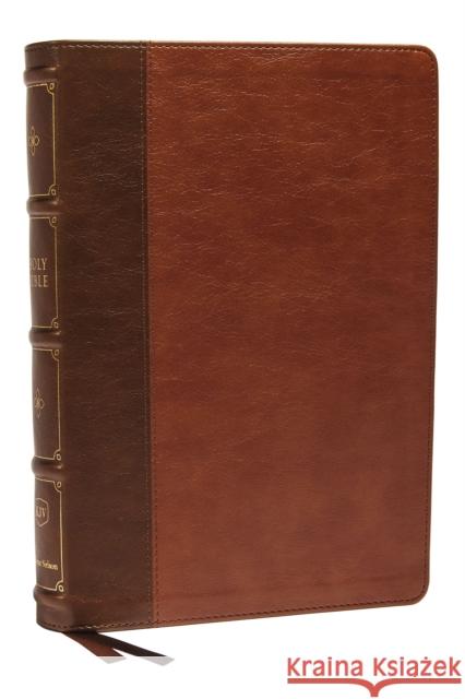 Kjv, Large Print Verse-By-Verse Reference Bible, MacLaren Series, Leathersoft, Brown, Comfort Print: Holy Bible, King James Version Thomas Nelson 9780785241942