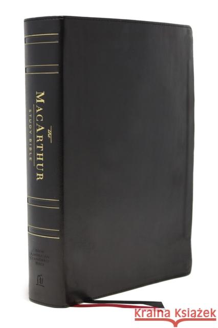 Nasb, MacArthur Study Bible, 2nd Edition, Genuine Leather, Black, Comfort Print: Unleashing God's Truth One Verse at a Time MacArthur, John F. 9780785248514 Thomas Nelson