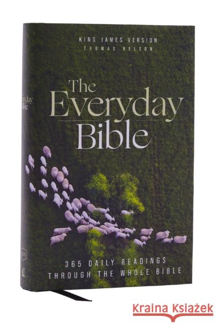 KJV, The Everyday Bible, Hardcover, Red Letter, Comfort Print: 365 Daily Readings Through the Whole Bible Thomas Nelson 9780785261896 Thomas Nelson Publishers