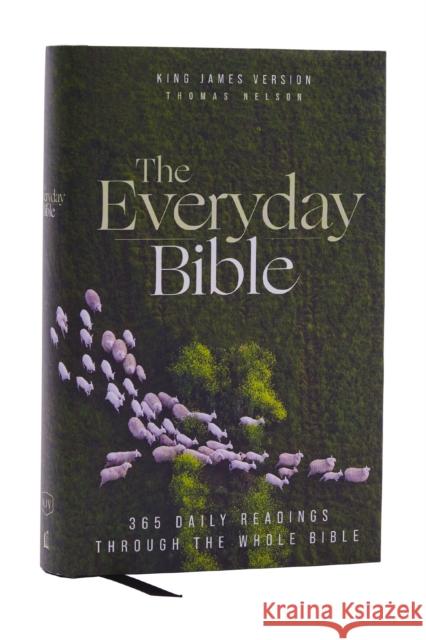 KJV, The Everyday Bible, Hardcover, Red Letter, Comfort Print: 365 Daily Readings Through the Whole Bible  9780785261896 Thomas Nelson